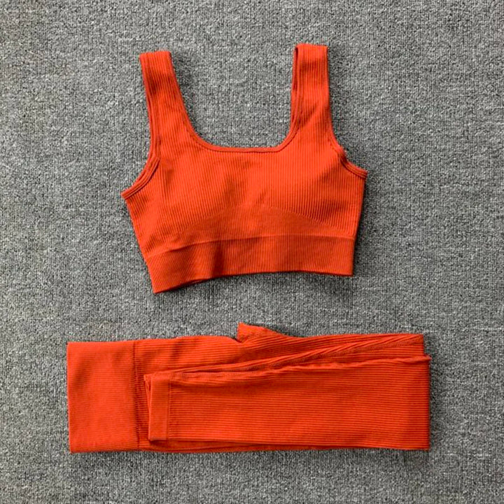 Seamless Yoga Set Gym Workout Clothes