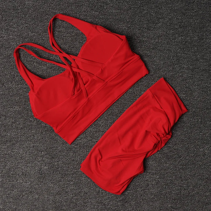 Fitness Yoga Shorts Sets